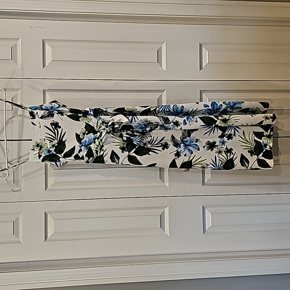 Banana Republic floral jumpsuit